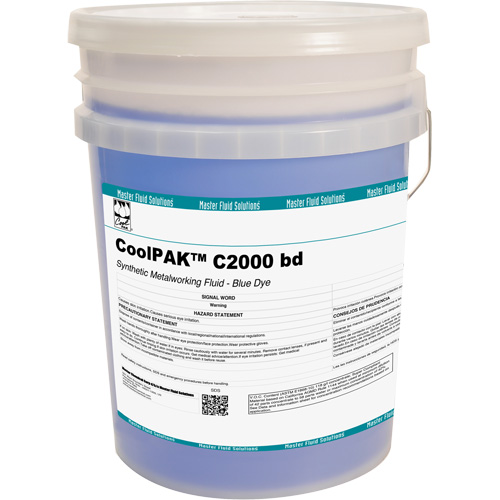 Master Fluid Solutions COOLPAKC2000BD/5 Liquide pour le travail des m&eacute;taux synth&eacute;tique CoolPAK, Seau