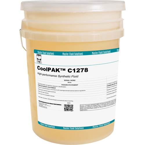 Master Fluid Solutions CPC1278/5 CoolPAK High-Performance Synthetic Metalworking Fluid, Pail