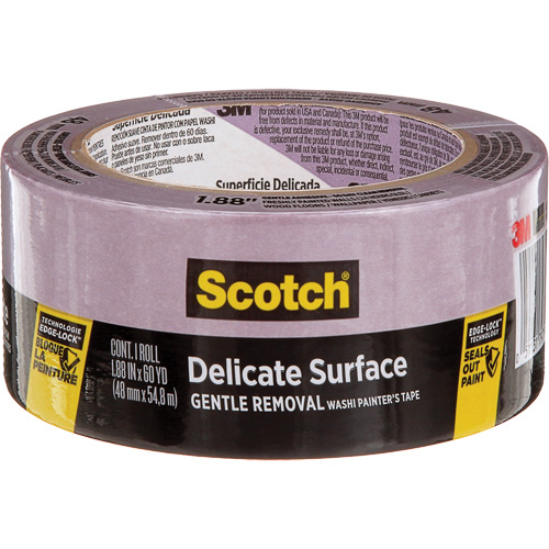 3M 2080-48EC Scotch&reg; Delicate Surface Painter's Tape 2080, 48 mm (1-7/8") x 55 m (180'), Purple