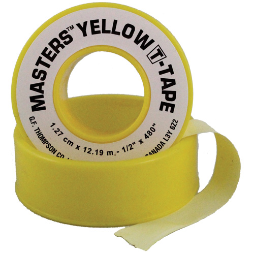 Masters TYB260V T-Tape, 260" L x 1/2" W, Yellow