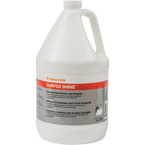Walter Surface Technologies 54A095 Surfox Shine Stainless Steel Cleaner/Protector, 3.78 L, Gallon