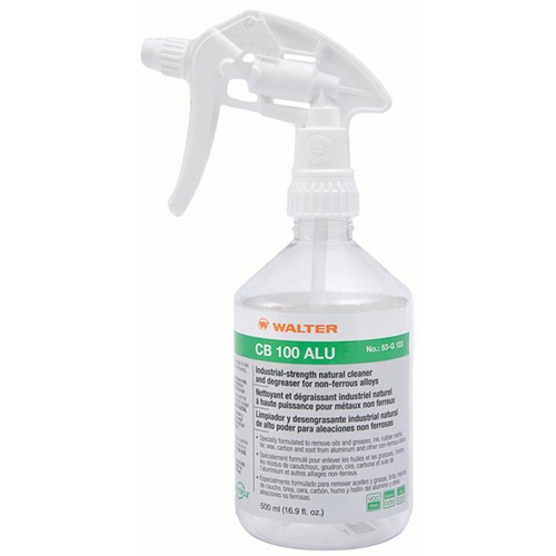 Walter Surface Technologies 53G123 CB 100 ALU Natural Cleaner & Degreaser, Trigger Bottle