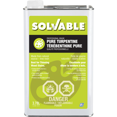 Solvable 53-304 T&eacute;r&eacute;benthine pure de calibre professionnel