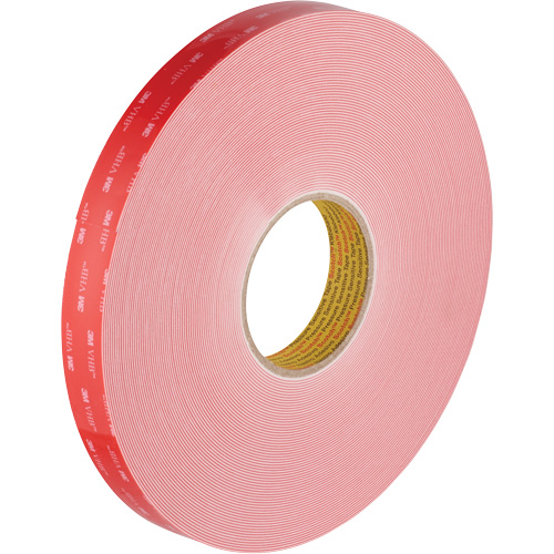 3M LSE110WF-3/4X36 VHB Tape, 32.9 m (108') L x 18 mm (3/4") W, 45 mils, Acrylic