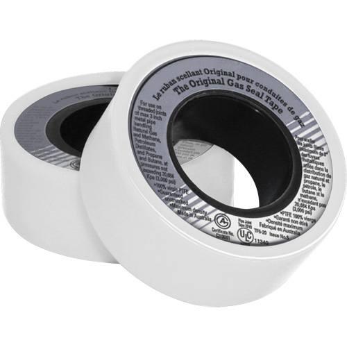 Fairview Fittings 121-M12 PTFE Thread Sealant Tape, 480" L x 3/4" W, White