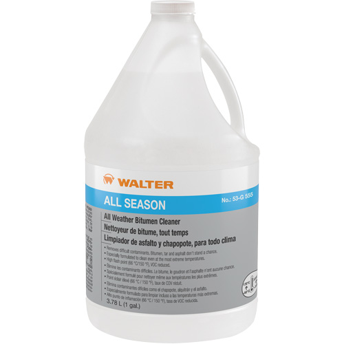 Walter Surface Technologies 53G555 All-Season All-Weather Cleaner, 3.78 L, Jug