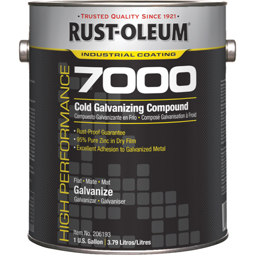 Rust-Oleum 206193 High-Performance 7000 System Cold Galvanizing