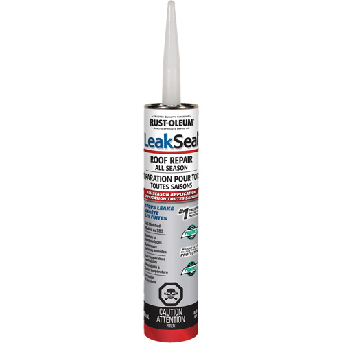 Rust-Oleum 322130 Mat&eacute;riau de r&eacute;paration de toiture toutes saisons LeakSeal
