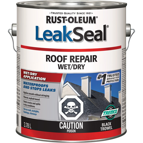 Rust-Oleum 322034 Produit de r&eacute;paration de toit sec/humide LeakSeal