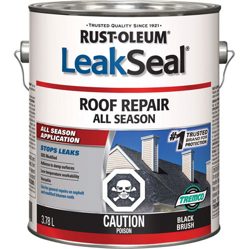 Rust-Oleum 322132 Produit de r&eacute;paration de toiture toutes saisons LeakSeal