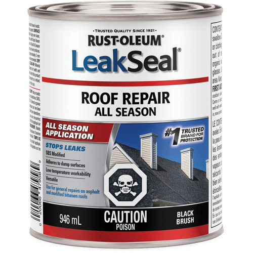 Rust-Oleum 362241 Produit de r&eacute;paration de toiture toutes saisons LeakSeal
