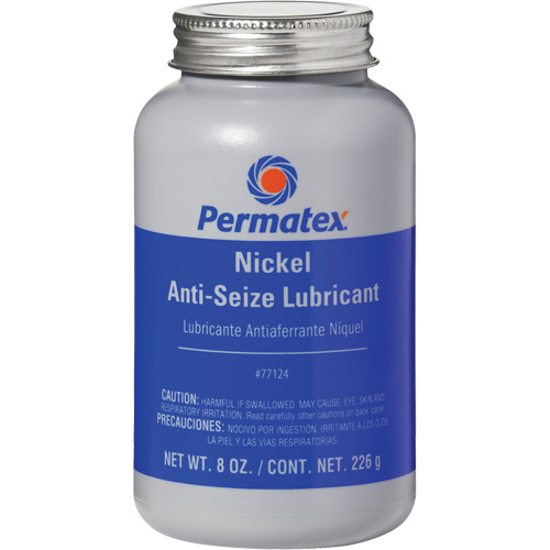 Permatex 77226 Nickel Anti-Seize Lubricant, Brush Top Can, 2400°F (1316°C) Max. Temp.