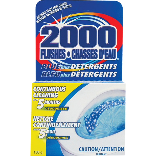 WD-40 90102 2000 Flushes&reg; Blue Plus Toilet Bowl Cleaning Detergent, 100 g, Tablet