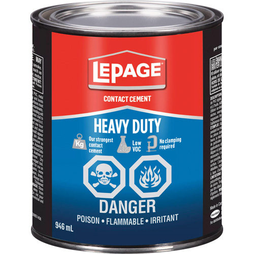 Lepage 2994432 Heavy-Duty Contact Cement, Can, 946 ml, Amber