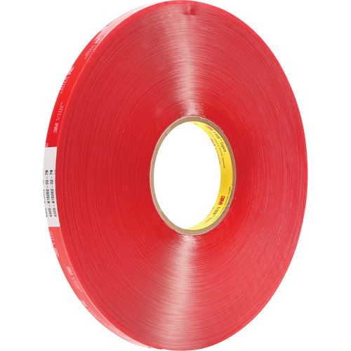 3M 4905-1/4X72 VHB Tape, 66 m (216') L x 6 mm (1/4") W, 23 mils, Acrylic