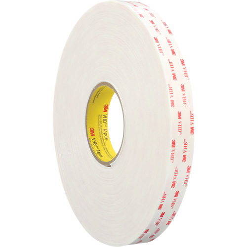 3M 4945-1X36SP 4945 Foam Tape, 33 m (108') L x 25.4 mm (1") W, 45 mils, Acrylic