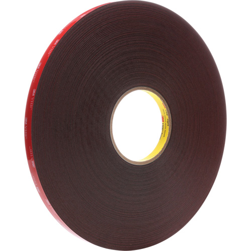 3M 5925-1/2X72 VHB Tape, 66 m (216') L x 12 mm (1/2") W, 25 mils, Acrylic