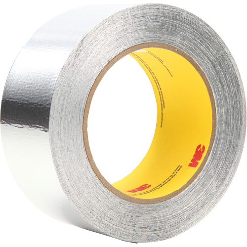 3M 425-2X60 Aluminum Foil Tape, 4.6-mils Thick, 50.8 mm (2") x 55 m (180')