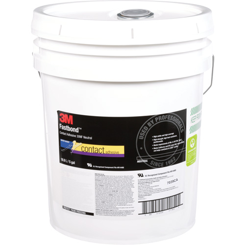 3M 30-5GAL-NEU Contact Adhesive, Drum, 5 gal.