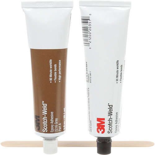 3M 2216-2OZ-KIT-GRY Scotch-Weld Adhesive, 2 fl. oz., Kit, Two-Part, Grey