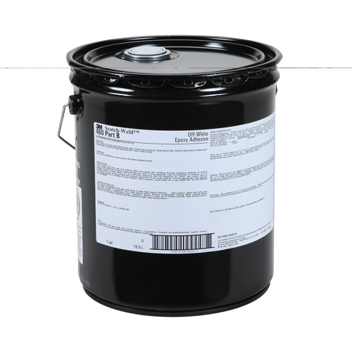 3M DP460-B-5GAL-WHT Adh&eacute;sif Scotch-Weld, 5 gal., Seau, Deux composants, Blanc cass&eacute;