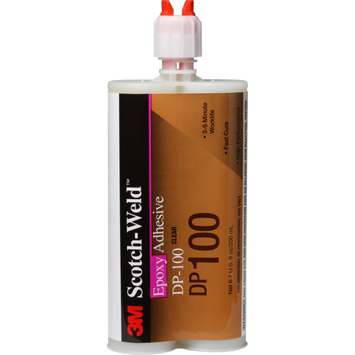 3M ScotchWeld Adhesive, 200 ml, Cartridge, TwoPart, Translucent