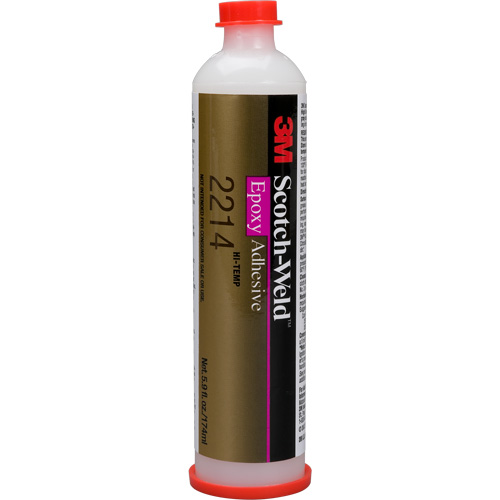 3M 2214HT-CART Adh&eacute;sif Scotch-Weld, 6 oz liq., Cartouche, Un composant, Gris