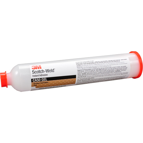3M 7100002517 Scotch-Weld Instant Adhesive CA50 Gel, Clear, Tube, 200 g