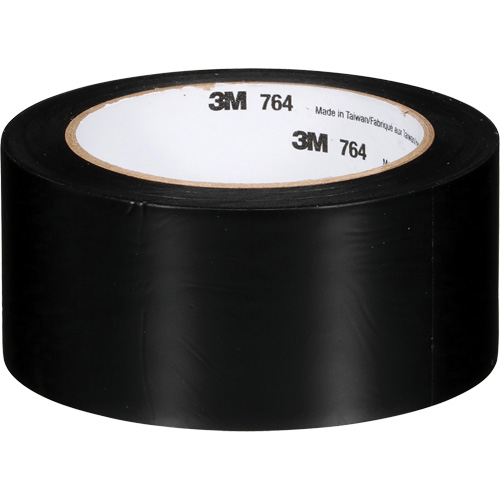3M 764-2X36-BLK Ruban en vinyle pour travaux g&eacute;n&eacute;raux 764, 50,8 mm (2") la x 32,9 m (108') lo, 5 mils, Noir