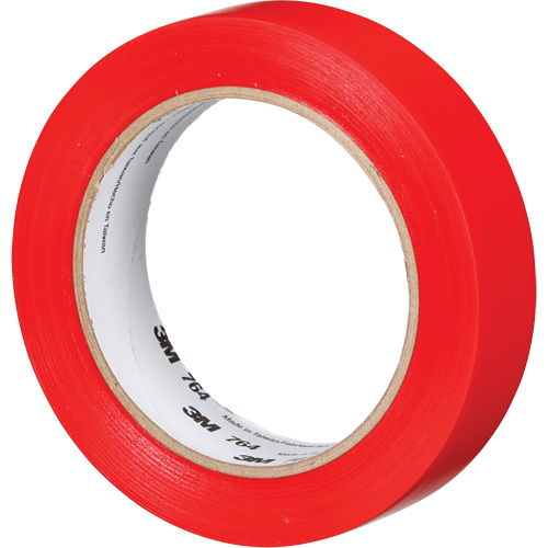 3M 764-1X36-RED Ruban en vinyle pour travaux g&eacute;n&eacute;raux 764, 25,4 mm (1") la x 32,9 m (108') lo, 5 mils, Rouge