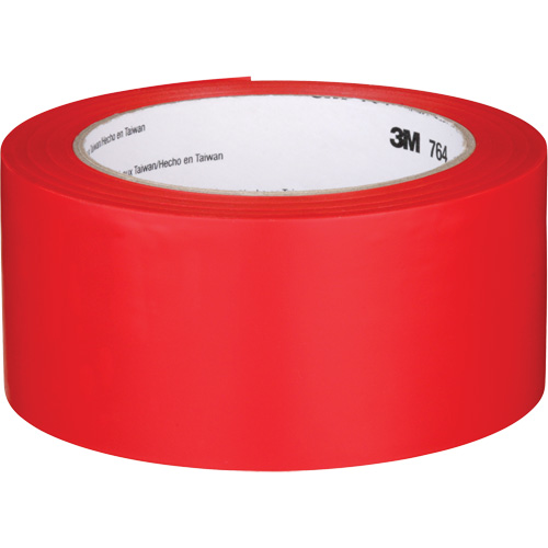3M 764-2X36-RED 764 General-Purpose Vinyl Tape, 50.8 mm (2") W x 32.9 m (108') L, 5 mils, Red