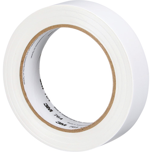 3M 764-1X36-WHT 764 General-Purpose Vinyl Tape, 25.4 mm (1") W x 32.9 m (108') L, 5 mils, White