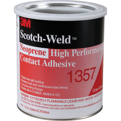 3M 1357-1GAL-NEU Scotch-Weld Neoprene High-Performance Contact Adhesive