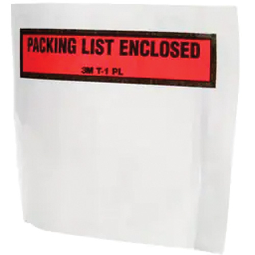 3M TI-1 Packing List Envelope, 5-1/2" L x 4-1/2" W, Endloading Style