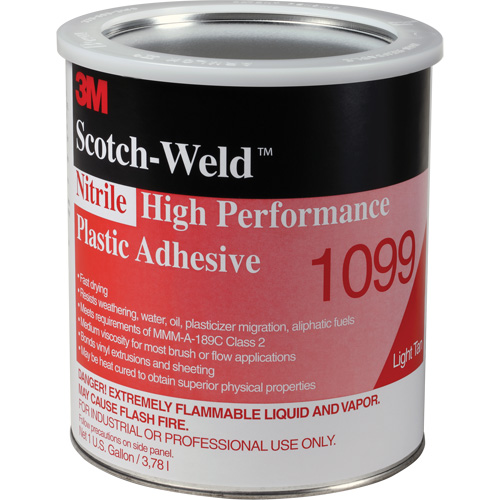3M 1099-1GAL Adh&eacute;sif de plastique, 1 gal., Canette, Lavande