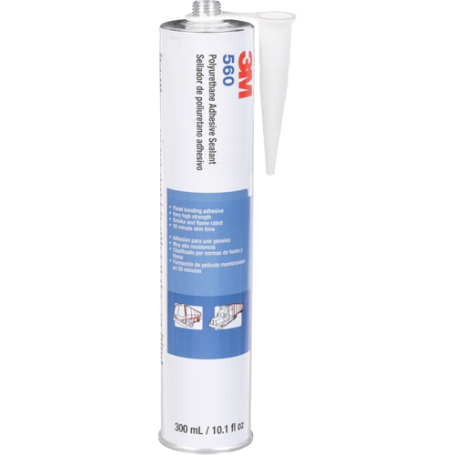 3M 560-CART-BLK Polyurethane Adhesive Sealant, 10.3 oz., Black