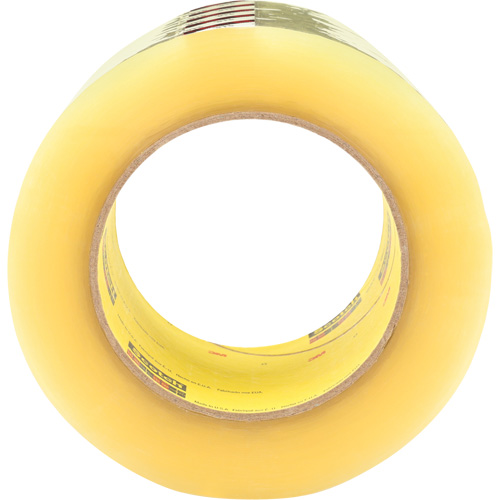 3M 373-72X100-CLR Scotch&reg; Box Sealing Tape 373, Hot Melt Adhesive, 2.5 mils, 72 mm (3") x 100 m (328')