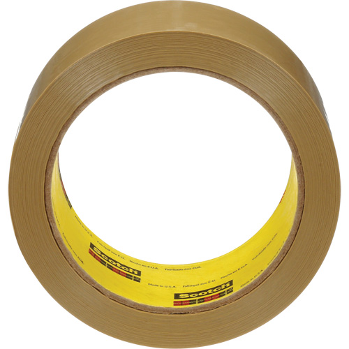3M 373-48X50-TAN Ruban pour sceller les boîtes Scotch 373, Adh&eacute;sif Thermofusible, 2,5 mils, 48 mm (2") x 50 m (164')