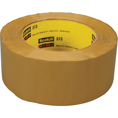 3M 373-48X914-TAN Ruban pour sceller les boîtes Scotch 373, Adh&eacute;sif Thermofusible, 2,5 mils, 48 mm (2") x 914 m (2998')