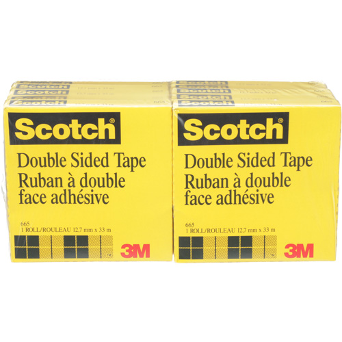 3M 665-12 Ruban adh&eacute;sif scotch double face