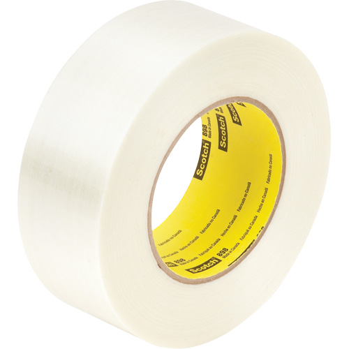 3M 898-6X55 Scotch&reg; Filament Tape, 6.6 mils Thick, 6 mm (1/4") x 55 m (180') 