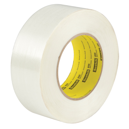 3M 898-48X55 Scotch&reg; Filament Tape, 6.6 mils Thick, 48 mm (1-22/25") x 55 m (180') 