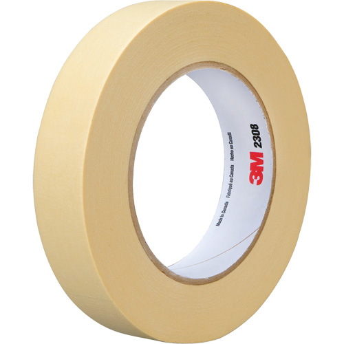 3M 2308-745X50 Masking Tape, 745 mm (30") x 55 m (180'), Beige
