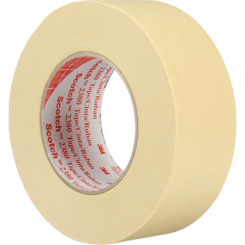 3M 2380-48X55 Performance Masking Tape 2380, 48 mm (2") x 55 m (180'), Beige