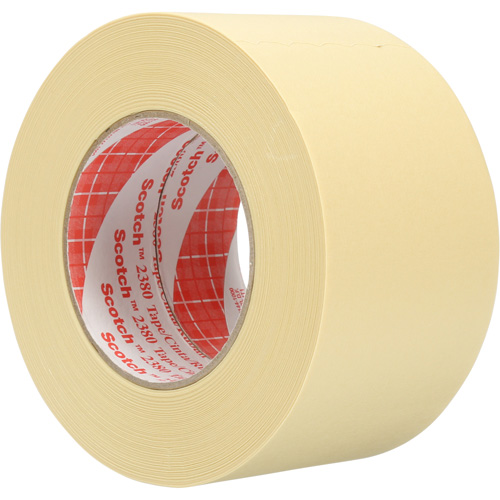 3M 2380-72X55 Ruban-cache haute performance 2380, 72 mm (3") x 55 m (180'), Beige