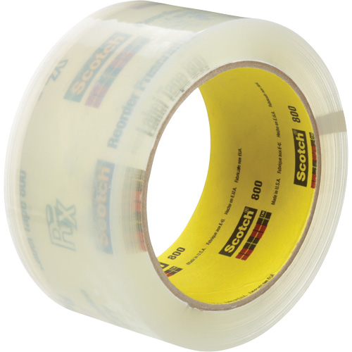 3M 800AM-CA Scotch&reg; Prescription Label Tape, 50.8 mm (2") x 66 m (216'), Clear