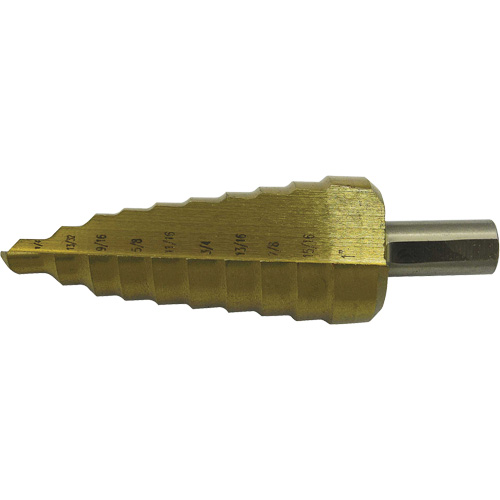 JET 579212 Foret &eacute;tag&eacute; &agrave; 10 &eacute;tages de qualit&eacute; sup&eacute;rieure Jet-Kut, 1/4" - 1", Incr&eacute;ments de 1/32", Acier rapide