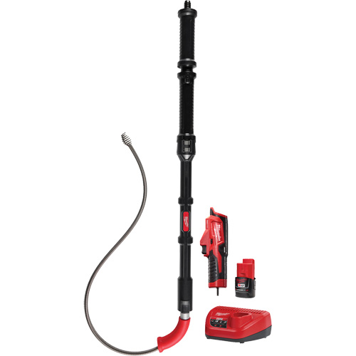 Milwaukee 3576-21 M12 Trapsnake Toilet Auger, Powered, Bulb, 6' Cable Length, 1/2" Cable Diameter