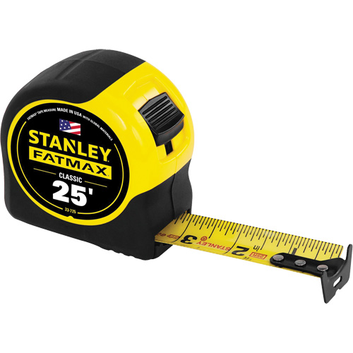 Stanley Tools 33-725 Ruban &agrave; mesurer classique FatMax, 1-1/4" x 25'