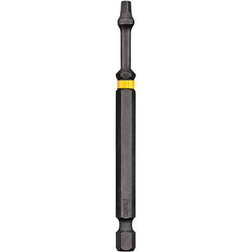 DEWALT DWA3SQ2IRB Forets Impact-Ready de FlexTorq, Carr&eacute;e, Embout #2, Prise 1/4", Longueur 3-1/2"